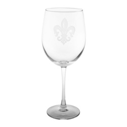 Fleur de Lis Stemless Wine Glass Gift Set - Set of 4 (Purple & Yellow) –  NolaCajun