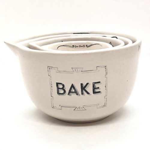 Bake Stoneware Measuring Bowl Set